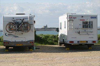 Lower normandy, camping car