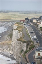 France, picardie, somme, ault, pays de la bresle maritime, chemin des douaniers, promenade, randonnee, panorama, vent, vagues,