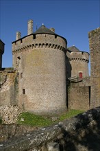France, pays de loire, mayenne, lassay les chateaux, chateau fort, tours, pierre, medieval,