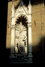 Italie, toscane, florence, firenze, renaissance italienne, orsanmichele, statue, sculpture, eglise,