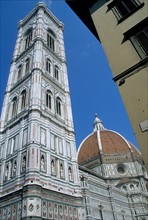 Italie, toscane, florence, firenze, renaissance italienne, santa maria del fiore, campanile de giotto, marbre, duomo, le dome, brunelleschi,