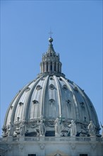 Italie, rome, vatican, basilique saint pierre, place saint pierre, dome,