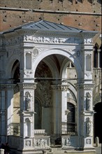 Italie, toscane, sienne, piazza del campo, place, campanile, palais public, loggia,