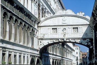 Italie, venise, pont des soupirs, palais, canal,