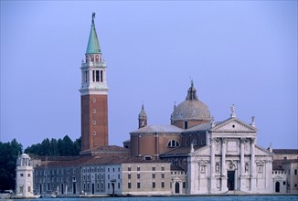 Italie, venise, grand canal, eau, san giorgio maggiore, eglise, campanile, lagune,