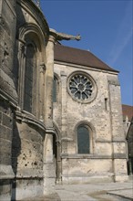 France, region picardie, oise, noyon, chevet de la cathedrale