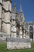 France, Haute Normandie, eure, pays d'evreux, evreux, cathedrale, clocher, sarcophage,