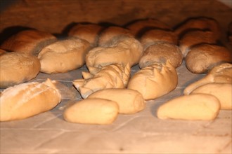 France, Haute Normandie, eure, pays du roumois, la haye de routot, four a pain communal, boulangerie, cuisson du pain,