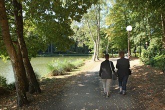 France, Haute Normandie, seine maritime, pays d'accueil touristique du pays de bray, forges les eaux, promenade du bois de l'epinay,