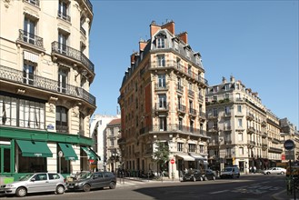 France, Ile de France, paris 2e arrondissement, immeuble ilot entre les rues du louvre, d'argout et etienne marcel,