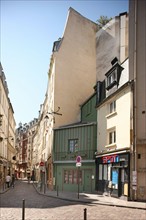 France, stores in a corner