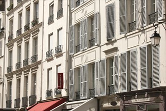 France, Ile de France, paris 6e arrondissement, 20 a 26 rue du cherche midi, sequence stylistique, immeubles,