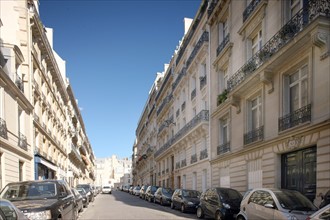 France, Ile de France, paris, 8e arrondissement, rue de monceau, archetype de rue parisienne, rives semblables,