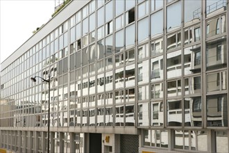 France, Ile de France, paris, 13e arrondissement, rue eugene oudine, sequences stylistiques, facades,