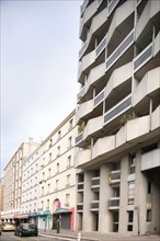 France, Ile de France, paris 15e arrondissement, 15-17 boulevard garibaldi, silhouettes, differences de hauteurs,