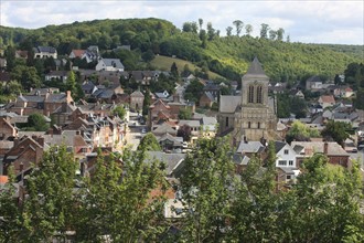 France, Haute Normandie, seine maritime, pays de bray, saint saens, table d'orientation, panorama,