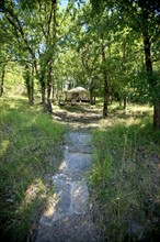 France, Nature camping the camp