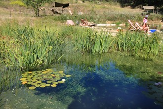 France, Nature camping the camp