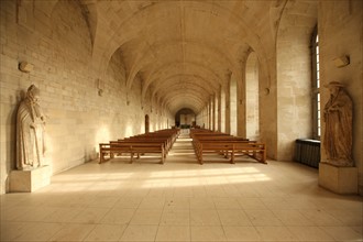 France, Haute Normandie, eure, le bec hellouin, abbaye du bec, eglise abbatiale,