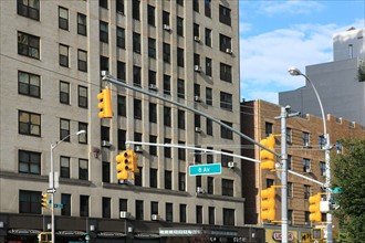 usa, etat de New York, New York City, Manhattan, Chelsea, buildings, rue, 8th avenue, buildings,