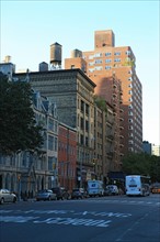 usa, etat de New York, New York City, Manhattan, Chelsea, buildings, rue, 
4th av,