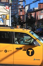 New York, Etats-Unis, taxi jaune