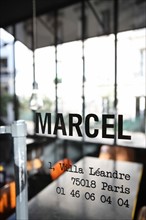 France, ile de france, paris 18e arrondissement, montmartre, 1 villa leandre, restaurant marcel, 
Date : 2011-2012