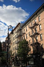 usa, state of New York, NYC, Manhattan, Lower East Side, facades, escaliers,
