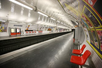 Station de métro Etienne Marcel à Paris