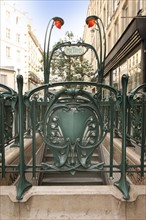 France, ile de france, paris 2e arrondissement, metro reaumur sebastopol, Hector Guimard, 
Date : 2011-2012