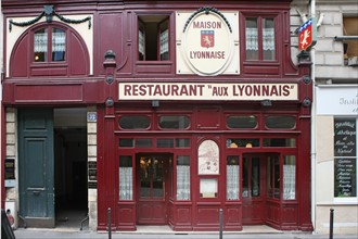 France, ile de france, paris, 10e arrondissement, 32 rue saint marc, restaurant aux lyonnais, gastronomie regionale, 
Date : 2011-2012