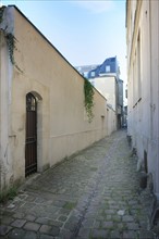 France, ile de france, paris 3e arrondissement, le marais, ruelle sourdis, rue pastourelle, 
Date : 2011-2012