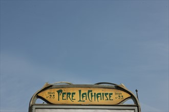 France, ile de france, paris 20e arrondissement, bd de menilmontant, station du metro pere lachaise, ratp, Hector Guimard, 
Date : 2011-2012
