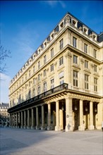 France, ile de france, paris 1er arrondissement, palais royal, place colette, comedie francaise, salle richelieu, colonnades
Date : 2011-2012