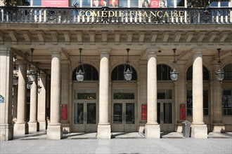 France, ile de france, paris 1er arrondissement, palais royal, place colette, comedie francaise, theatre, salle richelieu, 
Date : 2011-2012