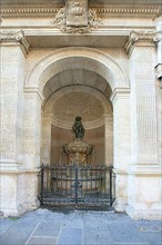 France, ile de france, paris 3e arrondissement, le marais, 41 rue de turenne, fontaine de joyeuse, 
Date : 2011-2012