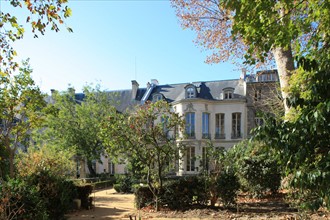 France, ile de france, paris 4e arrondissement, le marais, jardin de l'hotel de fontenay, jardins de rohan soubise
Date : 2011-2012