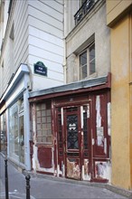France, ile de france, paris 3e arrondissement, le marais, 16 rue charlot, boutique d'angle dans un recoin, 
Date : 2011-2012