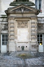 Paris 4e Marais, fontaine de Jarente, impasse de la poissonnerie
Date : 2011-2012