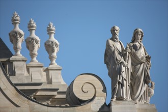 France, ile de france, paris 5e arrondissement, bd siant michel, universite de la sorbonne, chapelle, dome, sculpture.
Date : 2011-2012