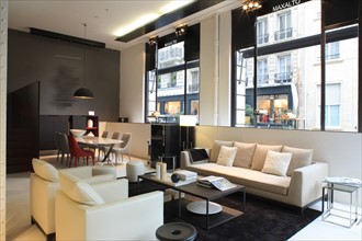 France, ile de france, paris 7e arrondissement, 43 rue du bac, showroom maxalto, design, mobilier, decoration.
Date : 2011-2012