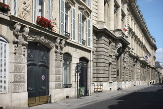 France, ile de france, paris, 7e arrondissement, rue de varenne, quartier des ministeres, faubourg saint germain.
Date : 2011-2012