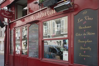 France, ile de france, paris, 7e arrondissement, 45 rue de babylone, restaurant au pied du fouet.
Date : 2011-2012