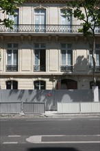 France, ile de france, paris, 7e arrondissement, boulevard de la tour maubourg, immeuble en chantier.
Date : 2011-2012