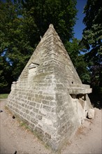 France, ile de france, paris, 8e arrondissement, parc monceau, jardin public, pyramide

Date : 2011-2012