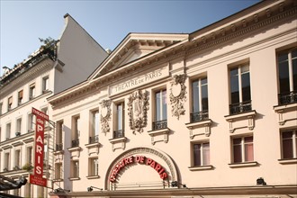 France, ile de france, paris 9e arrondissement, 15 rue blanche, theatre de paris, salle de spectacle, facade

Date : 2011-2012