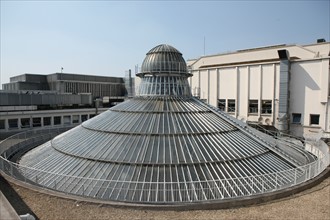 Exterior dome protecting the dome of Galeries Lafayette in Paris