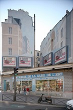 France, ile de france, paris 10e arrondissement, angle bd saint martin et rue des recollets, murs peints

Date : 2011-2012
