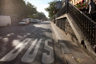 France, ile de france, paris 11e arrondissement, boulevard du temple, rue a hauteur variable

Date : 2011-2012