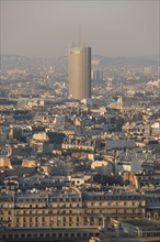 France, ile de france, paris 7e arrondissement, tour eiffel, vue depuis le 2e etage, vers le nord, concorde la fayette, tour, hotel,